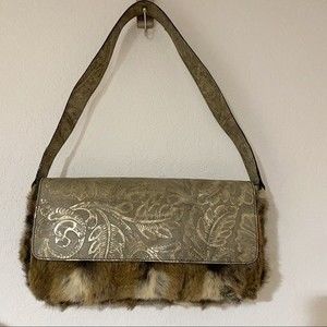 Paola del lungo fur purse